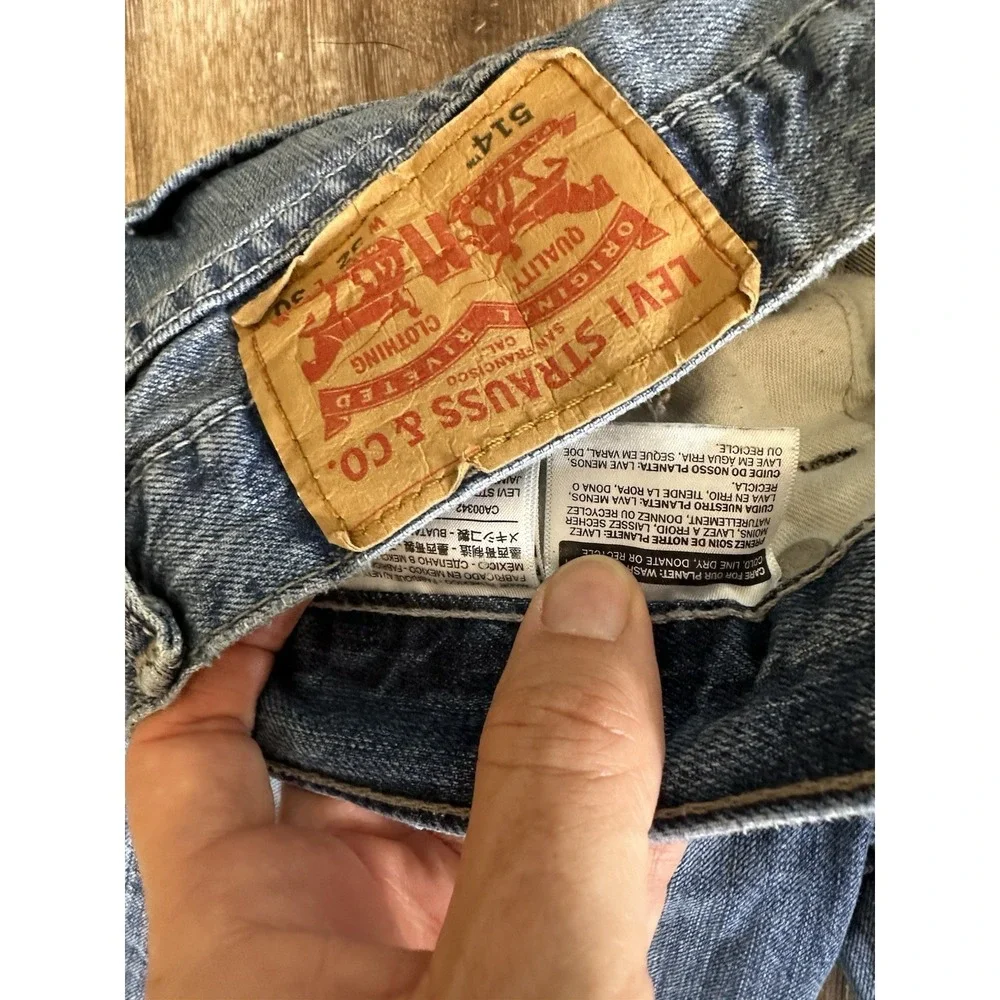 Levi's 514 Jeans‎ 32 30 Straight Leg Light wash Lightweight